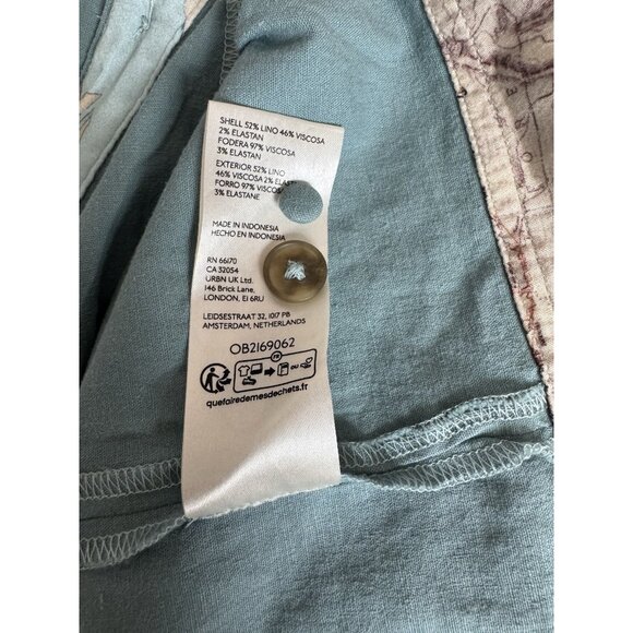 NWT Size S - Anthropologie Twist-Halter Linen Blend Mini Dress (NWT US$ 148) - Picture 13 of 15